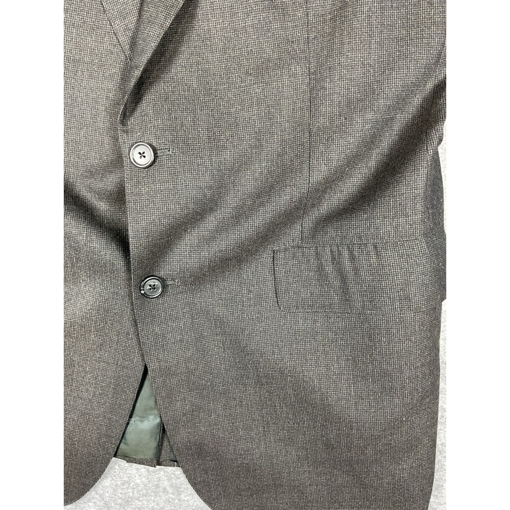 Brooks Brothers Blazer Mens 42R 100% Wool Jacket Made In USA Gray - Picture 2 of 8